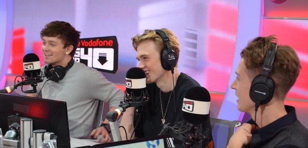 The Vamps Big Top 40 studio