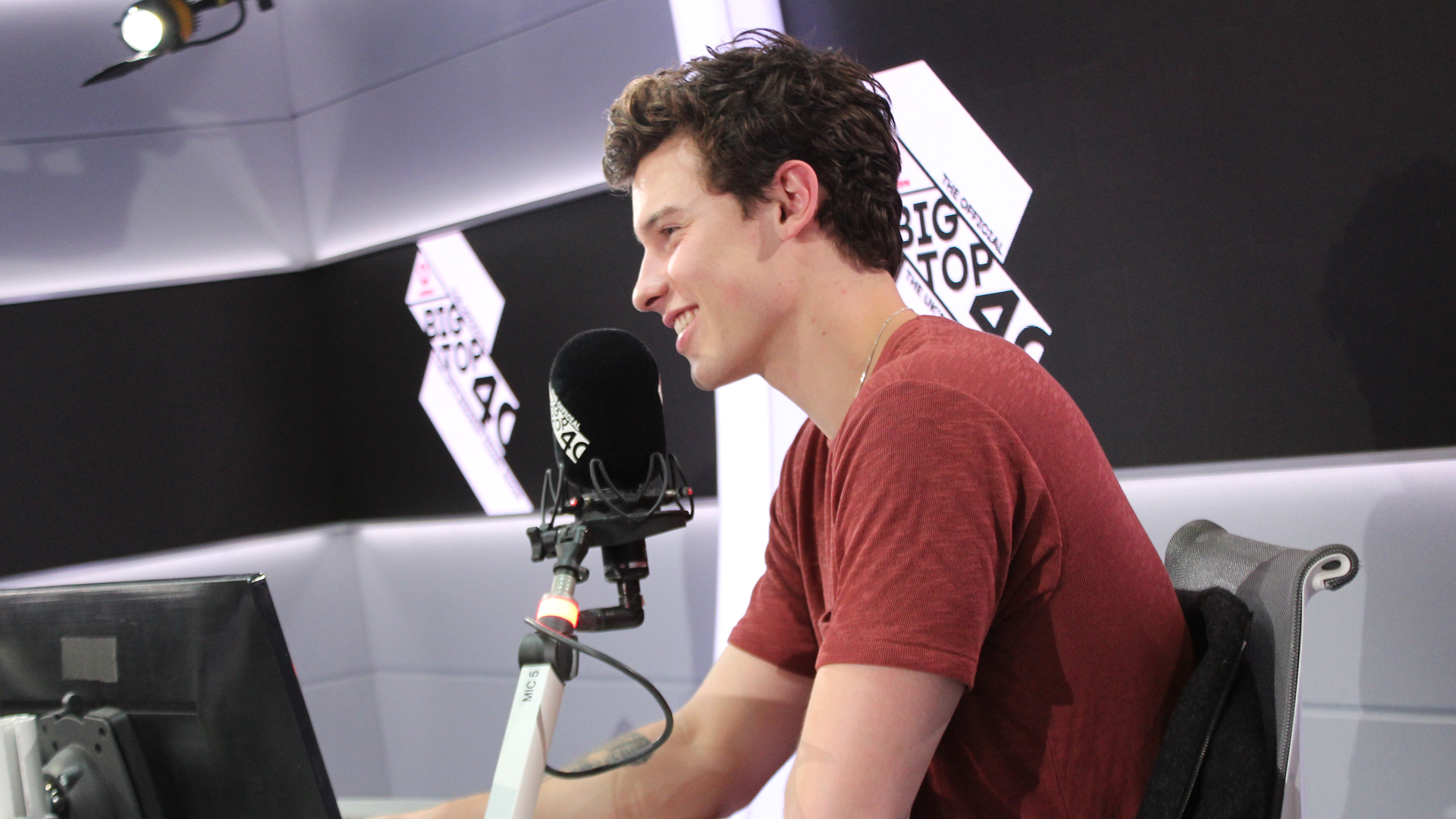 Shawn Mendes on The Official Vodafone Big Top 40