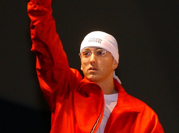 Eminem live on stage