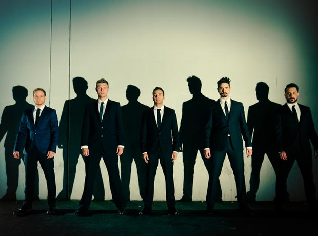 The Backstreet Boys in suits