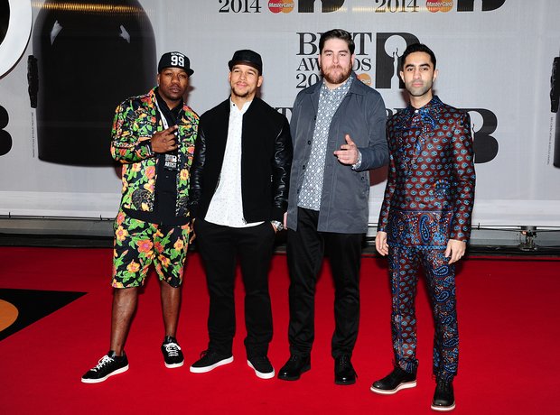 Rudimental BRIT Awards 2014 Red Carpet