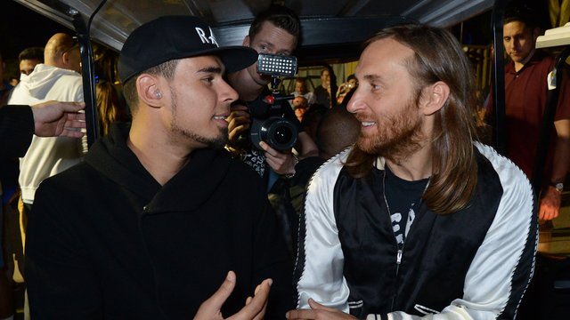 Afrojack and David Guetta at the Ultra Music Festi