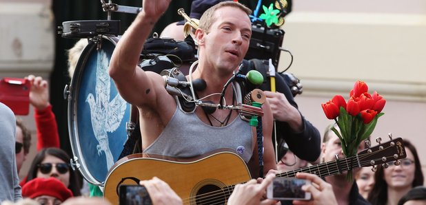 Coldplay Shoot 'A Sky Full Of Stars' Video In Sydn