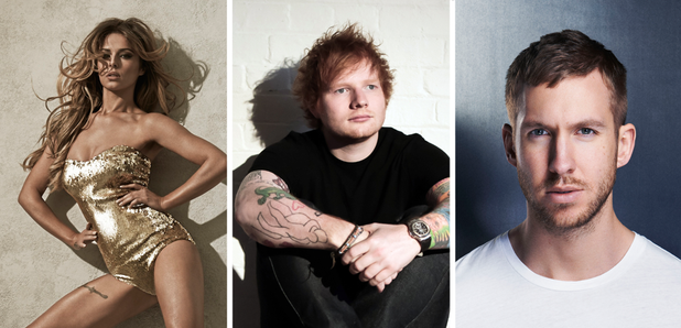 No.1 Contenders Big Top 40 Sheeran Cheryl Harris