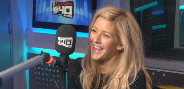 Ellie Goulding in the Big Top 40 Studio