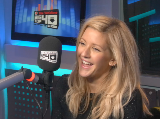 Ellie Goulding in the Big Top 40 Studio