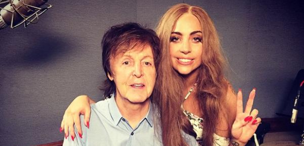 Paul McCartney and Lady Gaga
