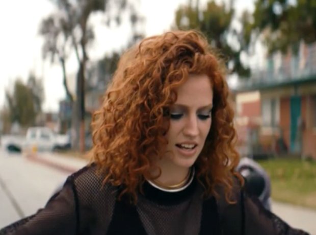 Jess Glynne in a still from her new video.