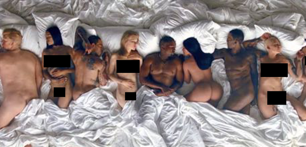 Kanye West 'Famous' Music Video Censored