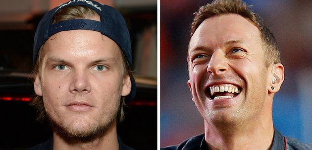 Avicii and Chris Martin